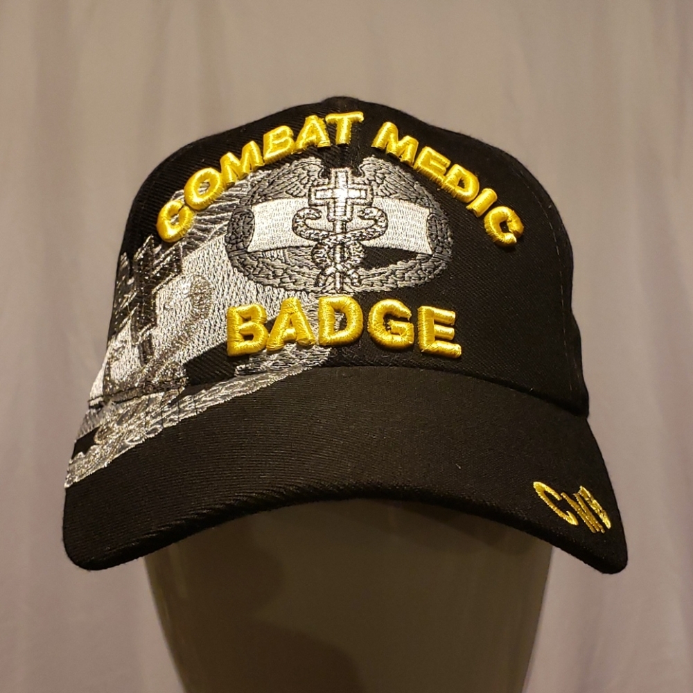 Vintage Military Combat Medic Badge HAT
